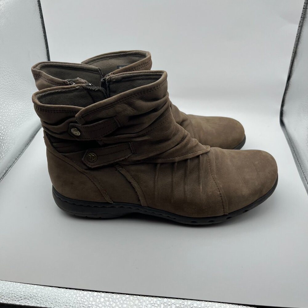 Cobb Hill by New Balance Pandora Ankle Boots Women’s 7.5W Brown Leather Zip - Picture 5 of 12